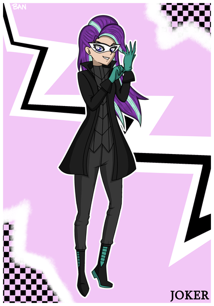 Size: 1750x2500 | Tagged: safe, artist:banquo0, derpibooru import, starlight glimmer, human, art pack:my little persona ii, clothes, female, gloves, humanized, joker (persona), mask, persona, persona 5, phantom thief, phantom thieves, ren amamiya, solo