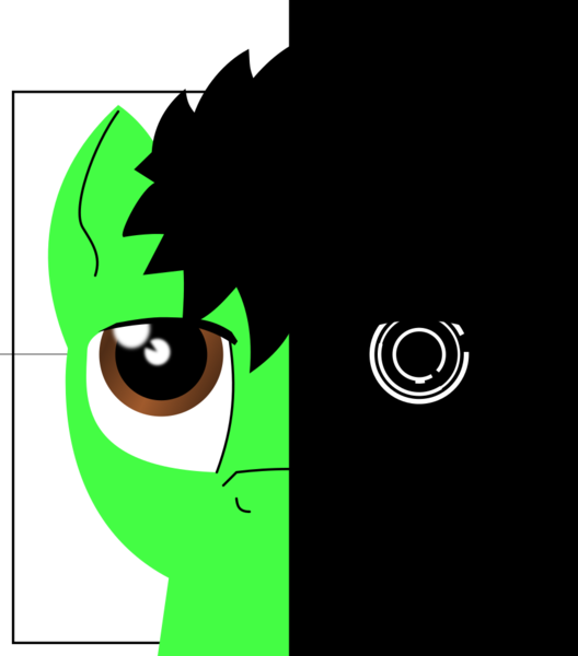Size: 871x990 | Tagged: safe, artist:zocidem, derpibooru import, oc, oc:wrench, unofficial characters only, cyborg, earth pony, pony, concept, simple background, solo, transparent background