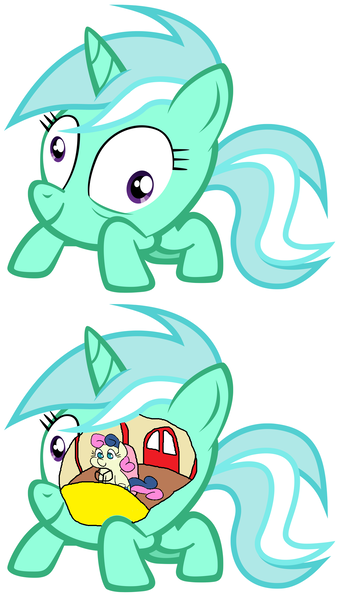 Size: 1160x2036 | Tagged: safe, artist:jargon scott, artist:tardifice, derpibooru import, edit, bon bon, lyra heartstrings, sweetie drops, crab pony, pony, car, derp, female, half-life, headcrab, lesbian, lyrabon, meme, not salmon, shipping, simple background, steering wheel, transparent background, vector, wat, what has science done