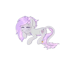 Size: 1024x1024 | Tagged: safe, artist:ariathelovely, derpibooru import, oc, oc:moonlight melody, unofficial characters only, crescent moon, eyes closed, freckles, horns, moon, music notes, simple background, sleeping, solo, transparent background