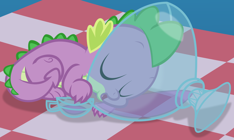Size: 2783x1670 | Tagged: safe, artist:frownfactory, derpibooru import, spike, dragon, owl's well that ends well, .svg available, cute, eyes closed, male, punch (drink), punch bowl, simple background, sleeping, solo, spikabetes, svg, vector