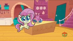 Size: 1920x1080 | Tagged: safe, derpibooru import, screencap, fluttershy, pegasus, pony, my little pony: pony life, spoiler:pony life s01e20, spoiler:pony life s01e34, animated, behaving like pinkie pie, deflation, female, implied farting, inflation, mare, shrunken pupils, sound, the 5 habits of highly effective ponies, tongue out, treehouse logo, webm, you tried