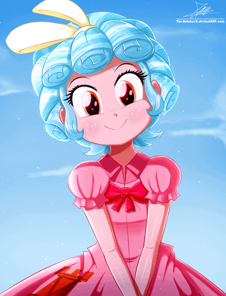 Size: 781x1024 | Tagged: safe, artist:the-butch-x, derpibooru import, edit, cozy glow, equestria girls, adorabolical, adoracreepy, animated, clothes, creepy, cute, dress, edgy, equestria girls-ified, evil, evil grin, eyes on the prize, female, fire, glowing eyes, grin, looking at you, nightmare fuel, pure concentrated unfiltered evil of the utmost potency, pure unfiltered evil, seizure warning, signature, slasher smile, smiling, solo, some mares just want to watch the world burn