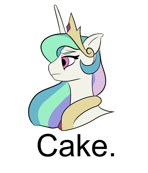 Size: 2398x2793 | Tagged: alicorn, artist:cocaine, cake, derpibooru import, female, food, meme, princess celestia, safe, solo, wojak