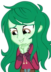 Size: 561x790 | Tagged: safe, artist:gmaplay, derpibooru import, wallflower blush, equestria girls, equestria girls series, spoiler:eqg series (season 2), cute, female, flowerbetes, simple background, solo, transparent background