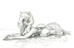 Size: 1400x914 | Tagged: suggestive, artist:baron engel, derpibooru import, mayor mare, anthro, earth pony, unguligrade anthro, breasts, butt, clothes, female, image, jpeg, milf, monochrome, one-piece swimsuit, pencil drawing, solo, stupid sexy mayor mare, swimsuit, traditional art, wet, wet mane