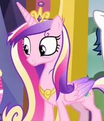 Size: 1288x1501 | Tagged: safe, derpibooru import, screencap, princess cadance, shining armor, alicorn, pony, a flurry of emotions, cropped, female, mare, messy mane, solo, solo focus, tired eyes