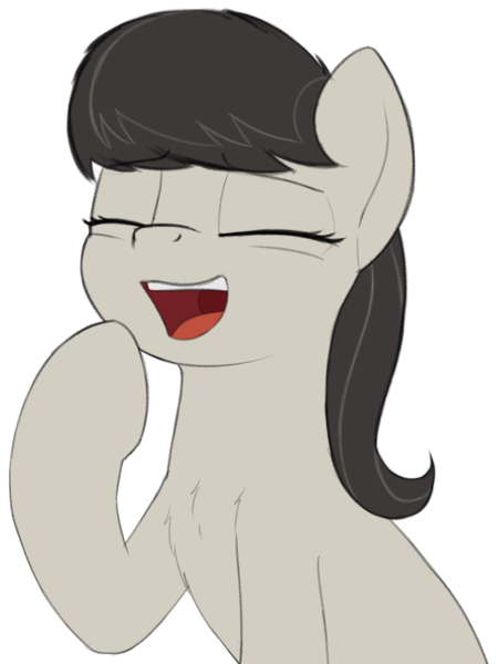 Size: 1626x2167 | Tagged: safe, artist:zippysqrl, derpibooru import, octavia melody, earth pony, pony, bust, chest fluff, esophagus, eyes closed, female, gullet, laughing, mawshot, open mouth, oral invitation, simple background, solo, taste buds, transparent background