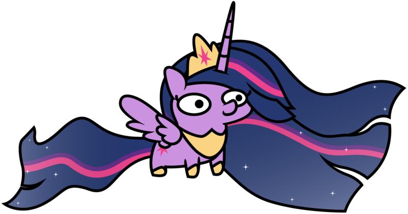 Size: 1412x742 | Tagged: safe, artist:magnusmagnum, derpibooru import, princess twilight 2.0, twilight sparkle, twilight sparkle (alicorn), alicorn, pony, the last problem, beady eyes, chibi, crown, ethereal mane, female, i can't believe it's not jargon scott, jewelry, mare, older, regalia, simple background, smol, solo, spread wings, squatpony, style emulation, transparent background, twiggie, twiggie 2.0, wings, woonoggles, xk-class end-of-the-world scenario