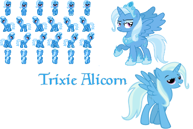 Size: 384x256 | Tagged: safe, artist:dismasvanraam, derpibooru import, trixie, alicorn, alicornified, female, race swap, simple background, solo, transparent background, trixiecorn