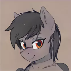 Size: 1024x1024 | Tagged: safe, artist:thisponydoesnotexist, derpibooru import, machine learning generated, earth pony, battle scarred, image, jpeg, male, neural network, scar, smiling