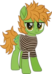 Size: 896x1278 | Tagged: safe, artist:lightningbolt, derpibooru import, ponified, earth pony, pony, .svg available, all time low, clothes, frown, male, messy mane, messy tail, movie accurate, poy, shirt, simple background, solo, stallion, standing, svg, t-shirt, transparent background, vector, zack merrick