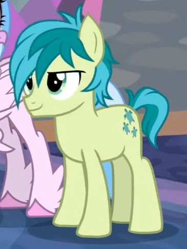 Size: 365x486 | Tagged: safe, derpibooru import, screencap, sandbar, earth pony, pony, school raze, cropped, solo focus