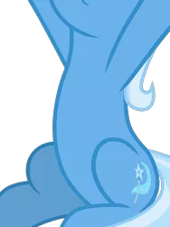 Size: 3568x4738 | Tagged: safe, artist:brotaraft, derpibooru import, edit, vector edit, trixie, a horse shoe-in, belly, cropped, female, high res, pictures of bellies, simple background, sitting, solo, transparent background, vector