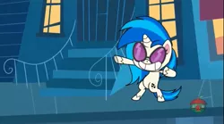 Size: 1673x929 | Tagged: safe, derpibooru import, screencap, vinyl scratch, my little pony: pony life, whoof-dunnit, spoiler:pony life s01e22, spoiler:pony life s01e37, female, solo