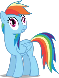 Size: 4155x5507 | Tagged: safe, artist:thatusualguy06, derpibooru import, rainbow dash, pegasus, pony, rainbow falls, .svg available, derp, female, mare, rainbow derp, simple background, solo, svg, transparent background, vector