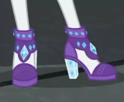 Size: 700x576 | Tagged: safe, derpibooru import, screencap, rarity, equestria girls, equestria girls series, street chic, spoiler:eqg series (season 2), clothes, cropped, high heels, legs, pictures of legs, shoes