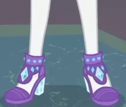Size: 450x382 | Tagged: safe, derpibooru import, screencap, rarity, equestria girls, equestria girls series, school of rock, clothes, cropped, high heels, legs, pictures of legs, shoes