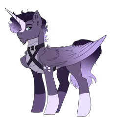 Size: 1920x2041 | Tagged: safe, artist:kxttponies, derpibooru import, oc, alicorn, pony, male, offspring, parent:princess luna, parent:sunburst, parents:lunaburst, simple background, solo, stallion, transparent background