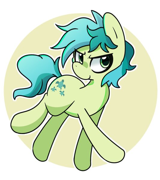 Size: 1828x2059 | Tagged: safe, artist:kindakismet, derpibooru import, sandbar, earth pony, pony, abstract background, circle background, male, raised leg, solo, stallion