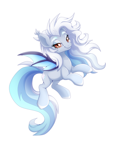 Size: 2266x2703 | Tagged: safe, alternate version, artist:feneksia, derpibooru import, oc, oc:evening chill, unofficial characters only, bat pony, pony, female, flying, looking at you, simple background, slitted eyes, solo, transparent background