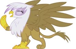 Size: 9418x6118 | Tagged: safe, artist:memnoch, derpibooru import, gilda, gryphon, simple background, solo, transparent background, vector