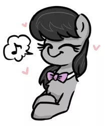 Size: 284x336 | Tagged: safe, artist:plunger, derpibooru import, octavia melody, earth pony, pony, /mlp/, bust, cute, drawthread, eyes closed, portrait, requested art, solo, tavibetes