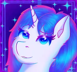 Size: 3128x2914 | Tagged: safe, artist:legionsunite, derpibooru import, oc, oc:magenta pulse, pony, unicorn, color porn, colorful, female, mare, simple background, solo, stars