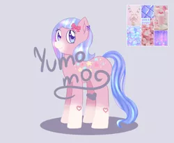 Size: 1100x906 | Tagged: safe, artist:yumomochan, derpibooru import, oc, earth pony, pony, adoptable, adoption, auction, auction open, female, mare, moodboard, original character do not steal, pink pony, stars
