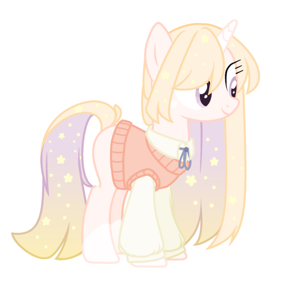 Size: 1681x1721 | Tagged: safe, artist:fluttersbases, artist:thieeur-nawng, derpibooru import, oc, unofficial characters only, pony, unicorn, base used, clothes, ethereal mane, horn, simple background, smiling, solo, starry mane, transparent background, unicorn oc