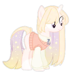 Size: 1681x1721 | Tagged: safe, artist:fluttersbases, artist:thieeur-nawng, derpibooru import, oc, unofficial characters only, pony, unicorn, base used, clothes, ethereal mane, horn, simple background, smiling, solo, starry mane, transparent background, unicorn oc