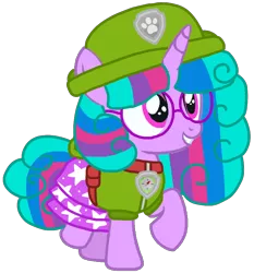 Size: 916x982 | Tagged: safe, artist:徐詩珮, derpibooru import, oc, oc:velvet berrytwist, pony, bubbleverse, series:sprglitemplight diary, series:sprglitemplight life jacket days, series:springshadowdrops diary, series:springshadowdrops life jacket days, alternate universe, base used, clothes, female, filly, glasses, magical lesbian spawn, magical threesome spawn, multiple parents, next generation, offspring, parent:glitter drops, parent:spring rain, parent:tempest shadow, parent:twilight sparkle, parents:glittershadow, parents:sprglitemplight, parents:springdrops, parents:springshadow, parents:springshadowdrops, paw patrol, simple background, tracker (paw patrol), transparent background