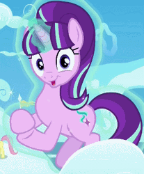 Size: 304x367 | Tagged: safe, derpibooru import, screencap, fluttershy, starlight glimmer, pegasus, pony, unicorn, the cutie re-mark, 8^y, animated, clapping, cloudsdale, cropped, cute, faic, female, filly, filly fluttershy, floating, flying, fuck you, funny, gif, glimmerbetes, glowing horn, horn, image, levitation, looking at you, magic, mare, meme, reaction image, s5 starlight, sarcasm, self-levitation, smiling, solo focus, starlight says bravo, telekinesis, wide eyes, younger