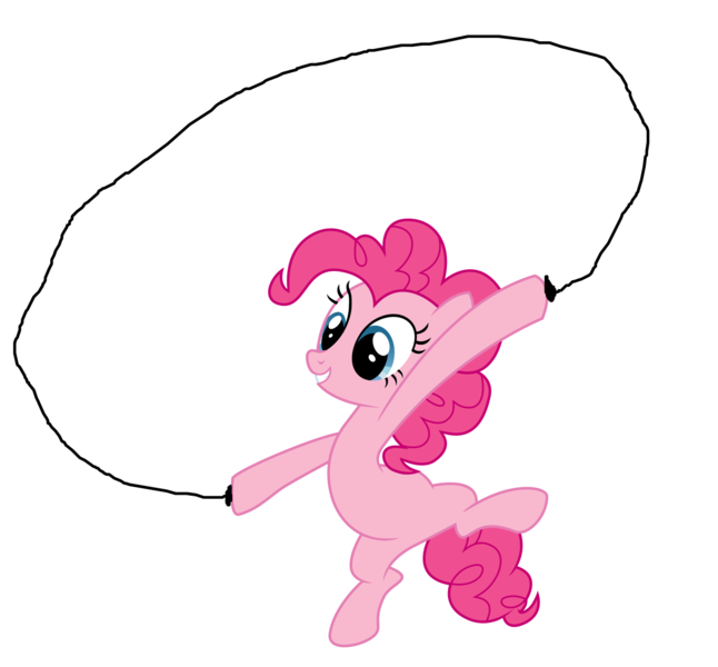 Size: 1687x1567 | Tagged: 1000 hours in ms paint, artist:kooner-cz, baldi's basics in education and learning, derpibooru import, jump rope, pinkie pie, playtime, playtime (baldi's basics), safe, simple background, transparent background