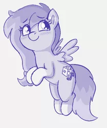 Size: 508x609 | Tagged: safe, artist:heretichesh, derpibooru import, oc, pegasus, pony, blushing, dice, female, filly, happy, monochrome, music notes, shy, sketch, smiling, solo