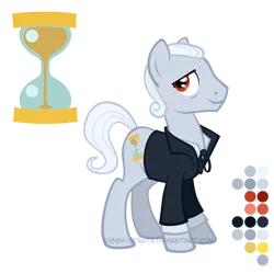 Size: 504x504 | Tagged: safe, artist:lissystrata, derpibooru import, doctor whooves, time turner, ponified, earth pony, pony, doctor who, first doctor, hourglass, male, reference sheet, simple background, solo, stallion, the doctor, transparent background, vector