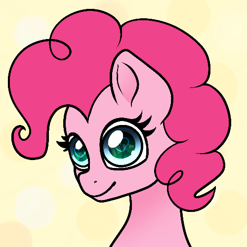 Size: 500x500 | Tagged: safe, artist:cornelia_nelson, artist:lazy_daissy, derpibooru import, pinkie pie, pony, animated, commission, explicit source, gif, looking at you, one eye closed, tongue out, wink, winking at you, ych example, your character here
