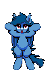 Size: 256x384 | Tagged: safe, artist:bitassembly, derpibooru import, oc, oc:tazzee, unofficial characters only, bat pony, pony, animated, bat pony oc, bat wings, caramelldansen, dancing, female, gif, mare, pixel art, simple background, solo, transparent background, wings