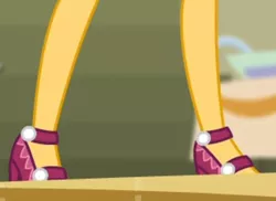 Size: 450x327 | Tagged: safe, derpibooru import, screencap, sunset shimmer, equestria girls, friendship games, clothes, cropped, legs, pictures of legs, shoes