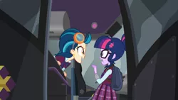 Size: 1920x1080 | Tagged: safe, derpibooru import, screencap, indigo zap, sci-twi, twilight sparkle, equestria girls, friendship games, are we gonna win?