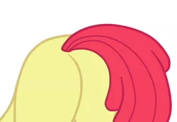 Size: 1081x747 | Tagged: safe, artist:gmaplay, derpibooru import, part of a set, apple bloom, earth pony, growing up is hard to do, ass, ass up, blank flank, bloom butt, butt, butt only, face down ass up, older, older apple bloom, simple background, solo, white background