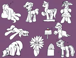 Size: 1299x1000 | Tagged: safe, artist:redquoz, derpibooru import, oc, unofficial characters only, earth pony, pegasus, bee hive, bee keeper, bipedal, clothes, collage, costume, drawpile, earth pony oc, lying down, magic, pegasus oc, prone, sketch, sketch dump, sploot, wings, wizard robe