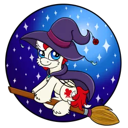 Size: 2000x2000 | Tagged: safe, artist:dawn-designs-art, derpibooru import, oc, oc:lucky knight, unofficial characters only, pegasus, pony, beard, blue eyes, broom, clothes, costume, facial hair, flying, flying broomstick, halloween, halloween costume, hat, holiday, male, nightmare night, simple background, solo, stallion, transparent background, white coat, witch, witch hat