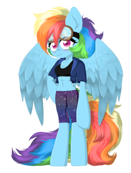 2291800 Safe Artistunoriginai Derpibooru Import Rainbow Dash Anthro Pegasus Semi 0193