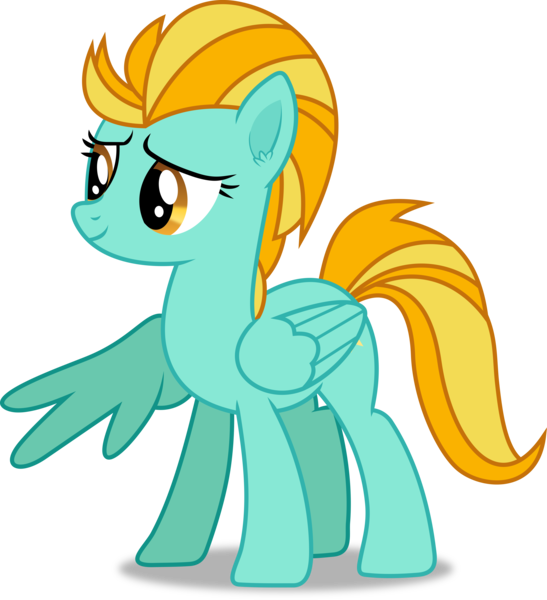 Size: 6000x6583 | Tagged: safe, artist:frownfactory, derpibooru import, lightning dust, pegasus, pony, wonderbolts academy, female, mare, simple background, solo, transparent background, wing hands, wings