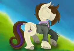 Size: 1024x708 | Tagged: safe, artist:lil_vampirecj, derpibooru import, oc, oc:cjvampire, earth pony, pony, art