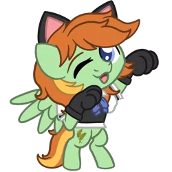 Size: 1500x1500 | Tagged: safe, artist:captshowtime, derpibooru import, oc, oc:barley tender, unofficial characters only, cat, earth pony, pony, bipedal, chibi, ciderfest, clothes, con mascot, convention, convention mascot, costume, cute, icon, mascot, nightmare night, nya, ponysona, ponyville ciderfest, pvcf, simple background, solo, transparent background, vector