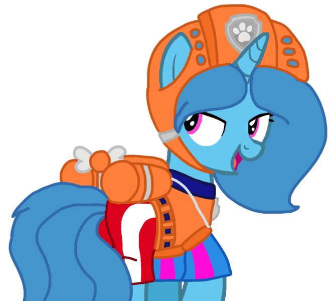 Size: 1103x996 | Tagged: safe, artist:徐詩珮, derpibooru import, spring rain, pony, series:sprglitemplight diary, series:sprglitemplight life jacket days, series:springshadowdrops diary, series:springshadowdrops life jacket days, alternate universe, clothes, cute, female, lifeguard, lifeguard spring rain, mare, paw patrol, sexy, simple background, solo, transparent background, zuma (paw patrol)