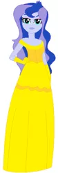 Size: 217x648 | Tagged: safe, artist:sturk-fontaine, derpibooru import, princess luna, equestria girls, base used, beauty and the beast, clothes, dress, gown, princess belle, vice principal luna