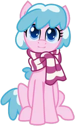 Size: 710x1190 | Tagged: safe, artist:saby, derpibooru import, oc, oc:artabana, earth pony, pony, derpibooru community collaboration, .svg available, 2021 community collab, clothes, female, scarf, simple background, sitting, solo, svg, transparent background, vector